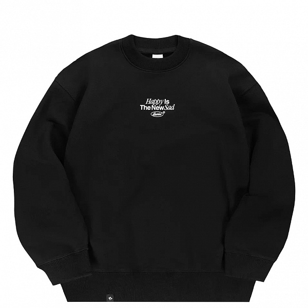 Свитшот HAIDED "HAPPY SAD" black