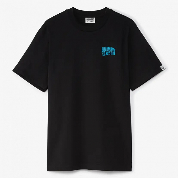 Футболка BILLIONAIRE BOYS CLUB SMALL ARCH LOGO HIGHLIGHT BLACK WITH BLUE LOGO