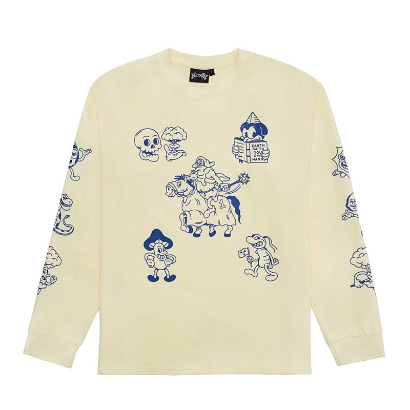 Лонгслив ВОЛЧОК «THE END» желтый