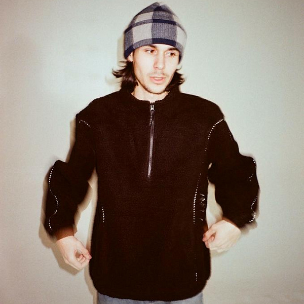 Толстовка MAGAMAEV Turbofleece halfzip black
