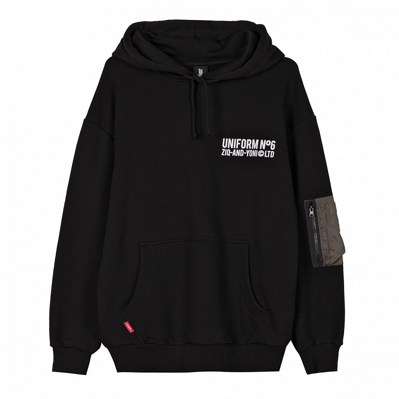 Толстовка  ZIQ&YONI HD-BOMBERPOCKET-BLK