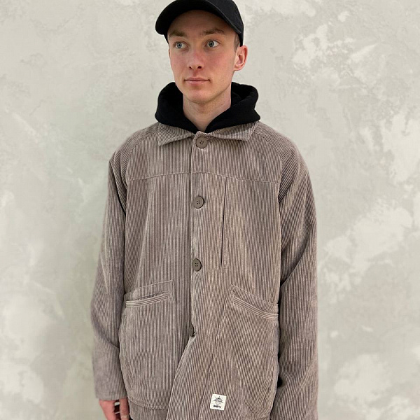 Рубашка овершот МЕЧ "VEL COACH" Ash серый