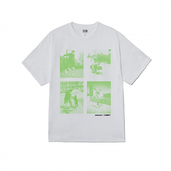 Футболка OBEY SKATEISTAN/OBEY CHILD PHOTO WHITE