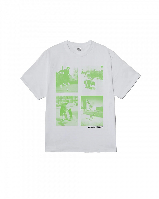 Футболка OBEY SKATEISTAN/OBEY CHILD PHOTO WHITE