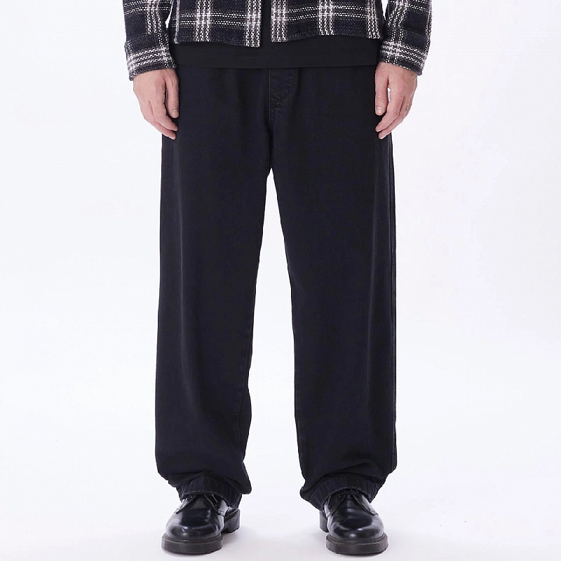 Джинсы OBEY EASY DENIM PANT (Relaxed fit) FADED BLACK
