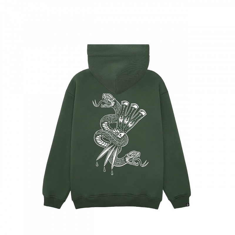 Худи HOOK «Беда» зеленый
