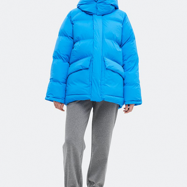 Куртка SHU женская укорченная синяя