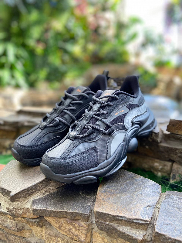 Кеды мужские ERKE M.Jogging Shoes black/charcoal черный/серый