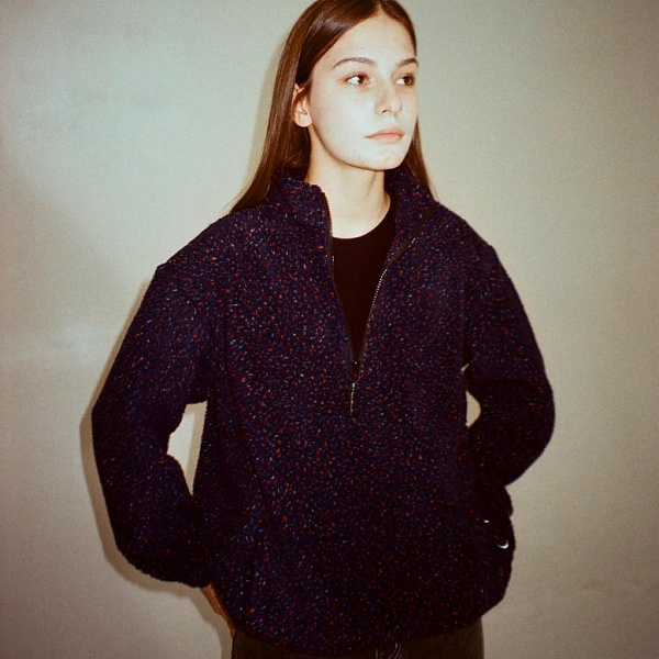 Толстовка MAGAMAEV Turbofleece halfzip blue/multi