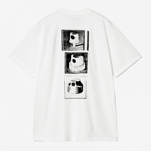 Футболка CARHARTT S/S Caps T-Shirt WHITE