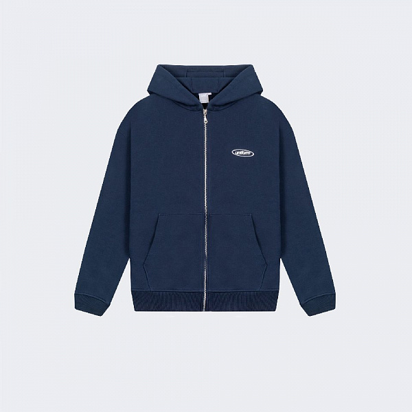 Худи UNIFORM Zip Regular синий
