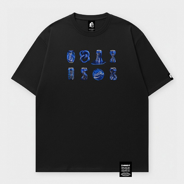 Футболка SHMOT "SODA", MONO черный