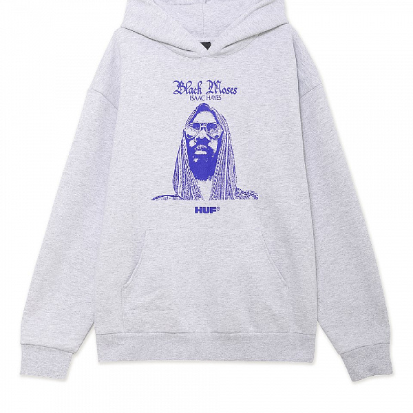 Худи HUF BLACK MOSES P/O HEAVYWEIGHT HOODIE ASH
