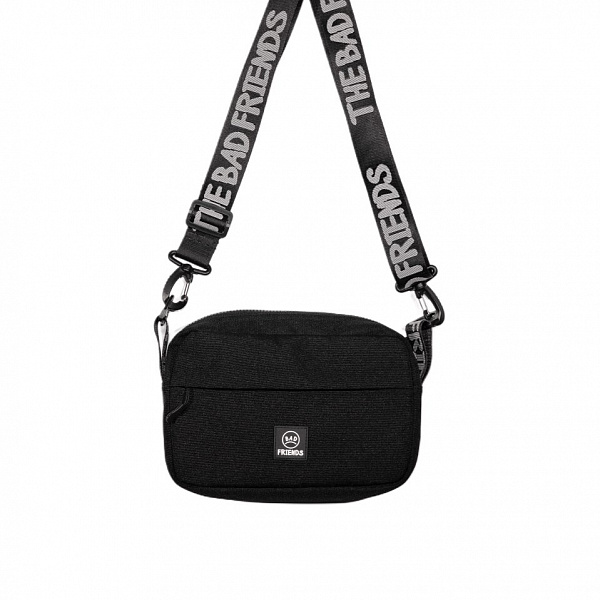 Сумка THE BAD FRIENDS Shoulder bag XL black sling оксфорд черный