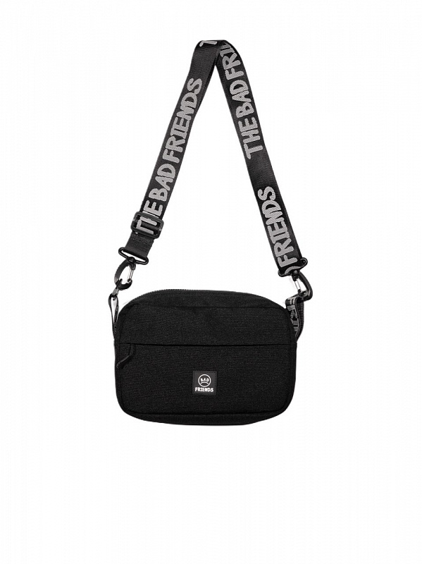 Сумка THE BAD FRIENDS Shoulder bag XL black sling оксфорд черный
