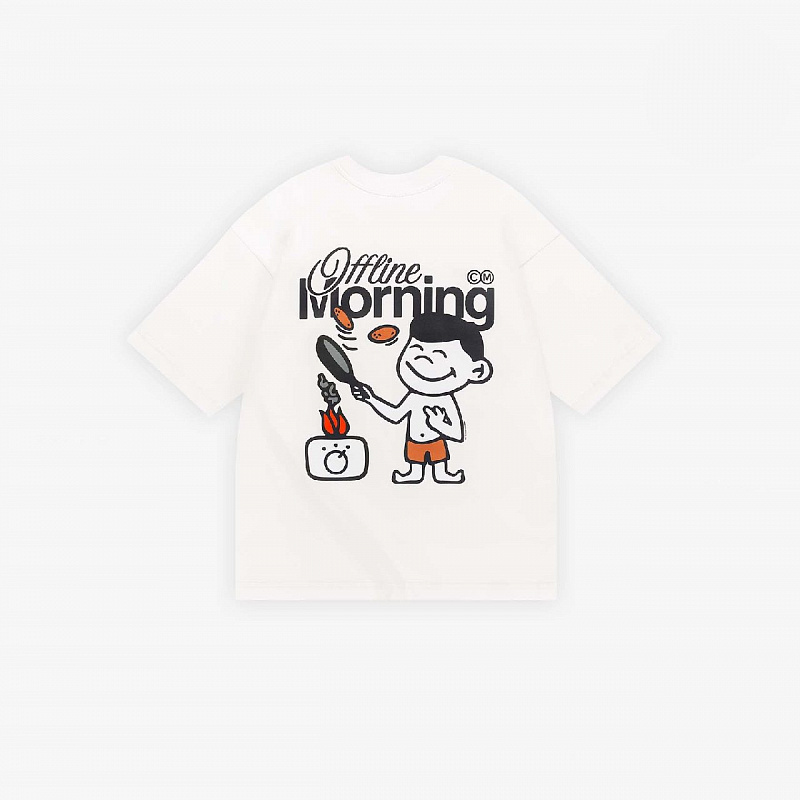 Футболка HAIDED OFFLINE MORNING RLXD HW ecru молочный