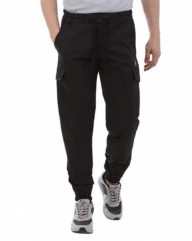 Джоггеры COOL PENGUIN Black Twill Lycra Fleece
