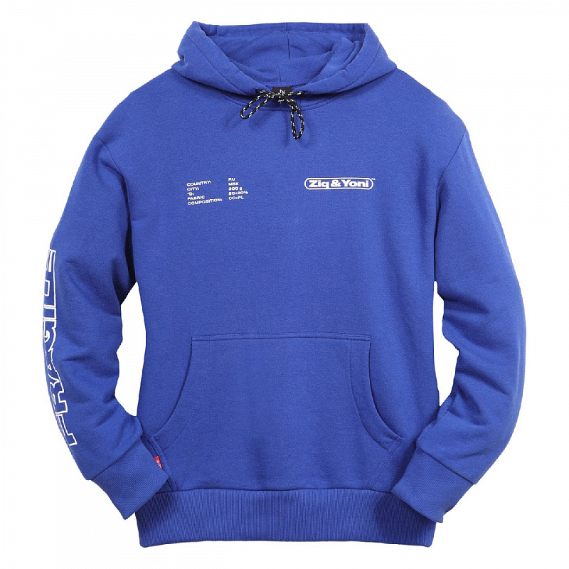 Толстовка ZIQ & YONI FRAGILE SS18 синяя