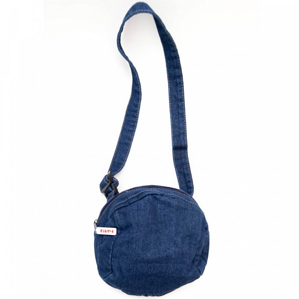 Сумка БИЧ хлопковая через плече синий