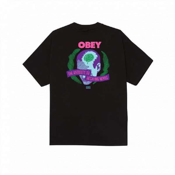 Футболка OBEY DECAYING MINDS BLACK
