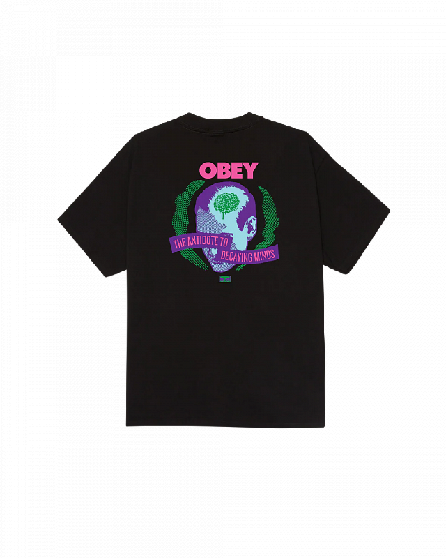 Футболка OBEY DECAYING MINDS BLACK