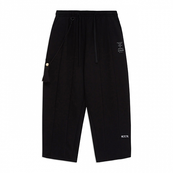 Брюки RICE KINOMO PANTS OVERSIZE BLACK TALL