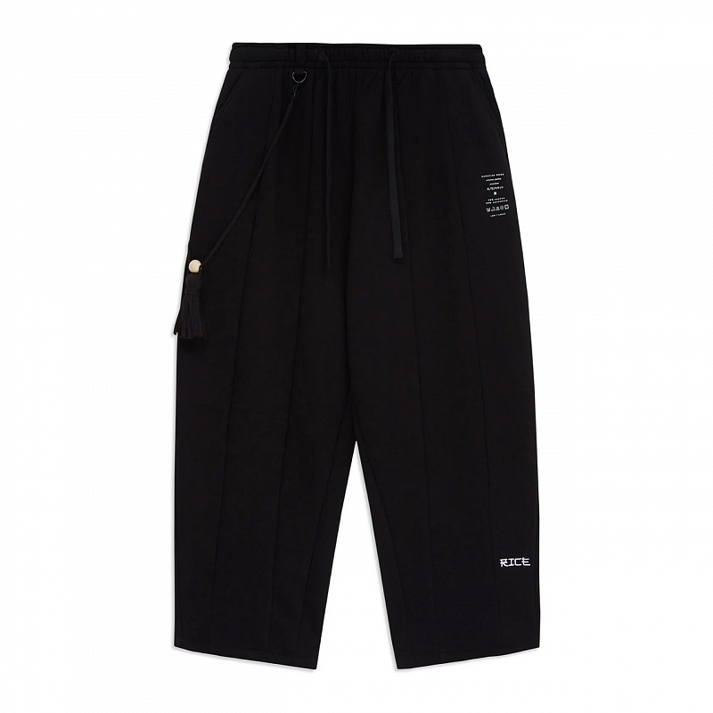 Брюки RICE KINOMO PANTS OVERSIZE BLACK TALL