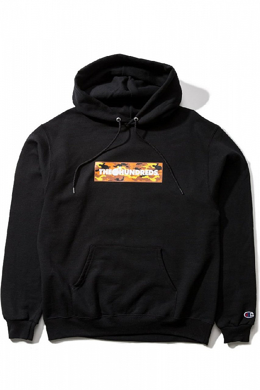 Худи The Hundreds Camo Bar Pullover BLACK