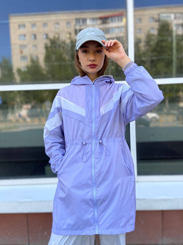 Куртка женская CAMEL Women's windbreaker lavender purple/blue note purple/white софт-шелл сиреневый