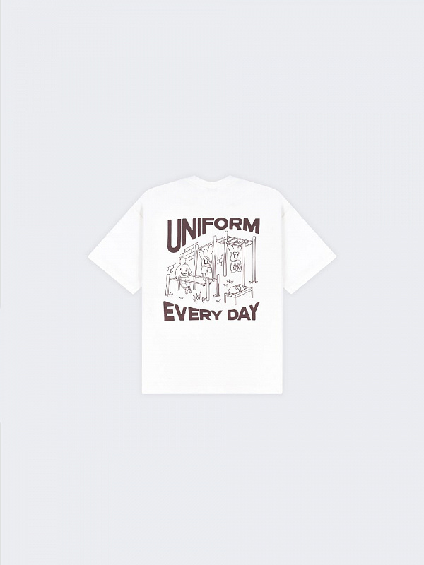 Футболка UNIFORM Heavy Workout белый