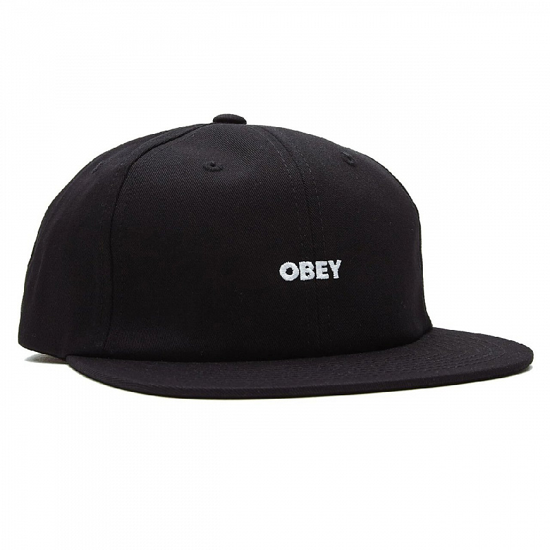 Кепка OBEY BOLD TWILL 6 PANEL STRAPBACK BLACK