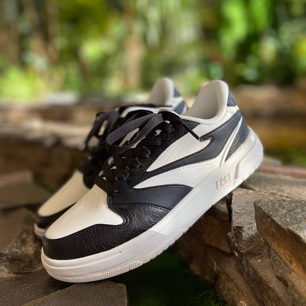 Кеды ERKE мужские M.Skateboard low shoes black/l.white черный/белый
