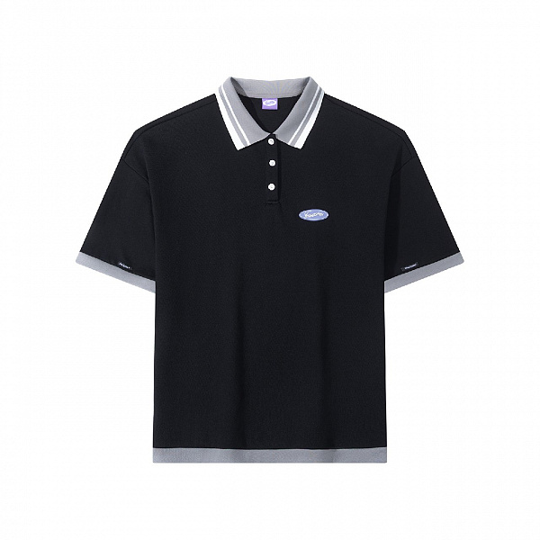 Поло YMKA SHIX черный