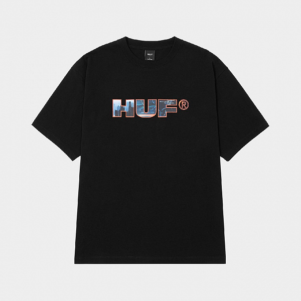 Футболка HUF FLIGHT PATH SS TEE BLACK