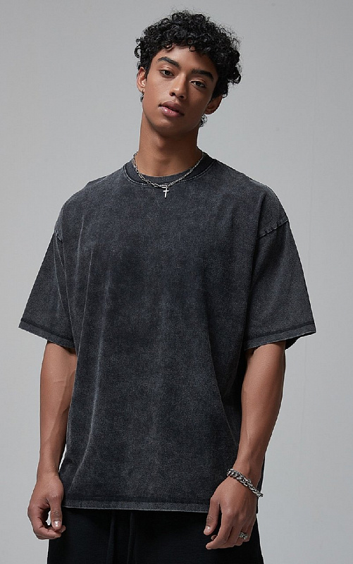 Футболка TRUESPIN Basic Washed Черный