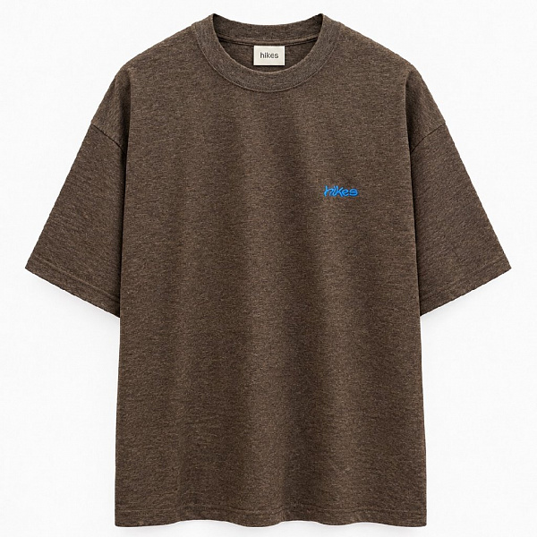 Футболка HIKES LOGO TEE BROWN