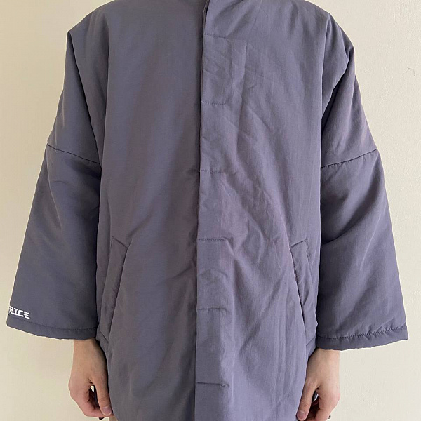 Жакет RICE Chainline jacket oversize графит
