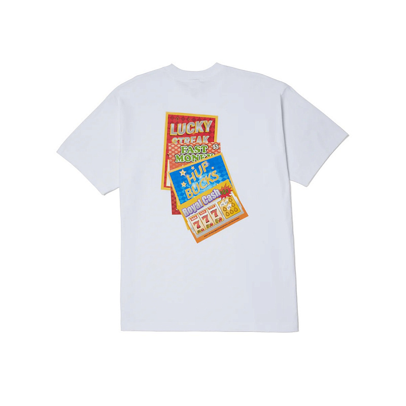 Футболка HUF LUCKY S/S TEE WHITE