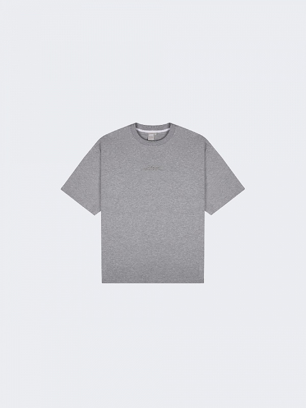 Футболка UNIFORM Relaxed серый меланж
