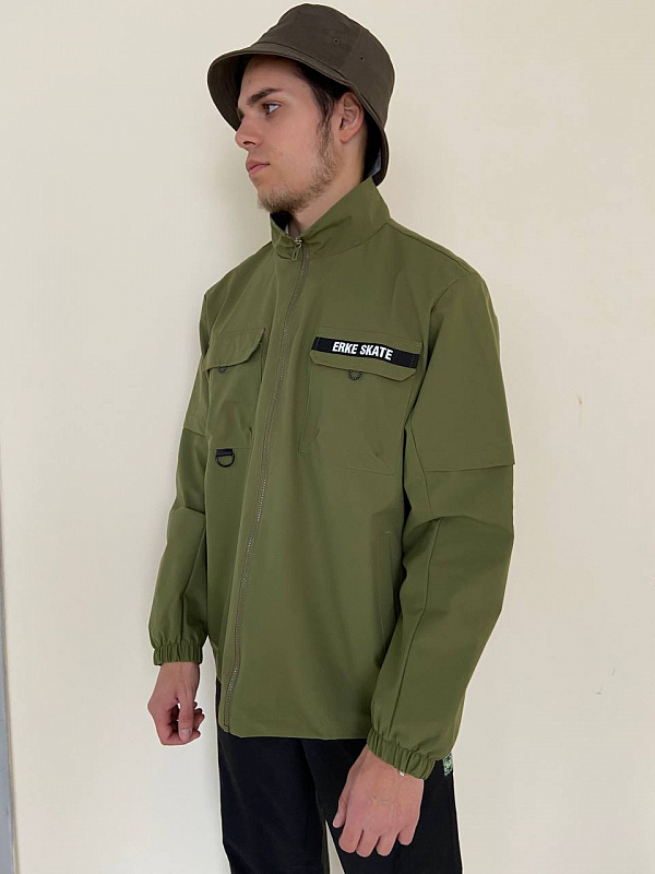 Куртка мужская ERKE Windbreakers moss green темно-зеленый