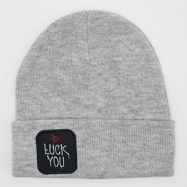 Шапка TRAILHEAD PTH FUCKYOU Светло-серый