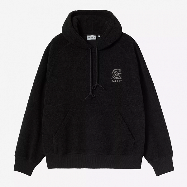 Худи CARHARTT WIP Hooded Helix Sweat BLACK / PORPHYRY