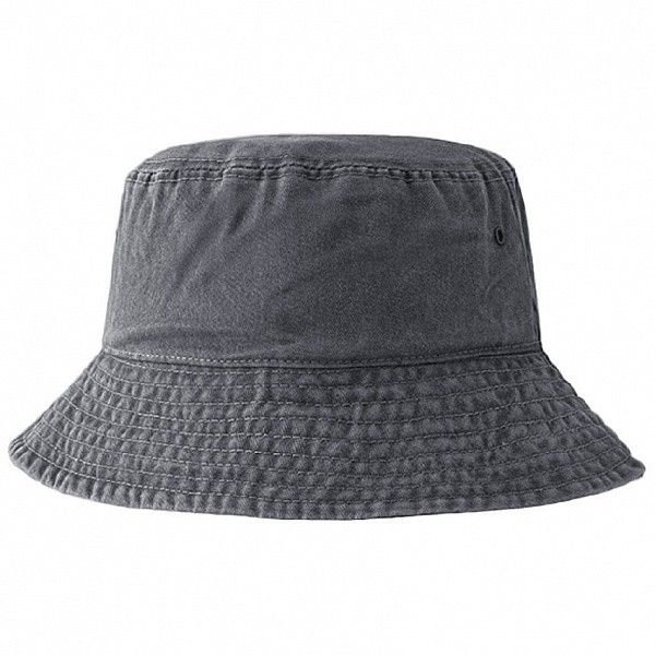 Панама Street Caps из стираного хлопка светло-серый