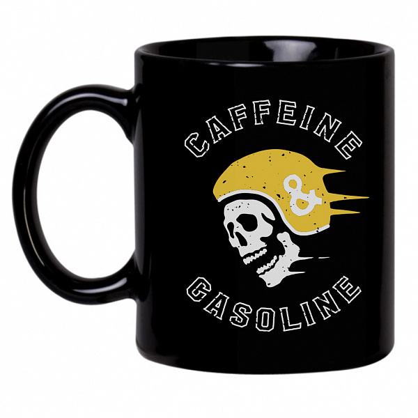 Кружка MEDOOZA x TWC "Caffeine & Gasoline" чёрный