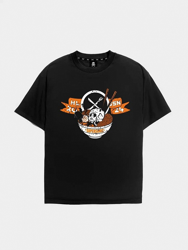 Футболка HARD LUNCH оверсайз HL x SS blk Черный