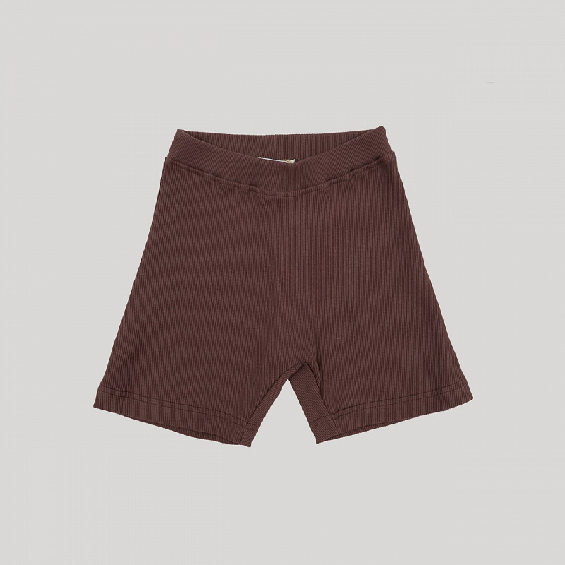 Шорты ONE TWO "RIBBED SHORTS" французская обжарка