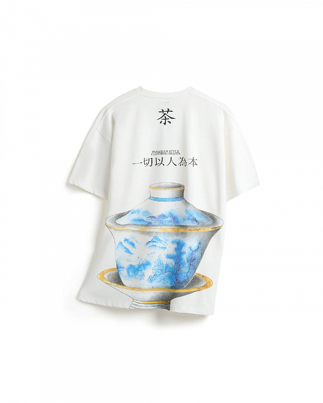 Футболка RICE x DUO GAIWAN T-SHIRT MILK