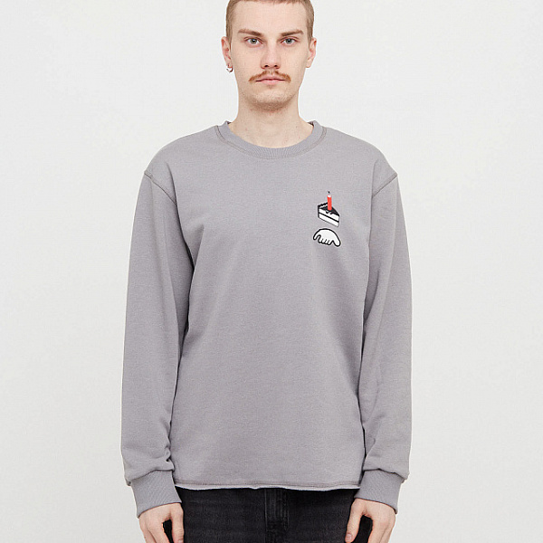 Толстовка ANTEATER Hoodlong-Grey