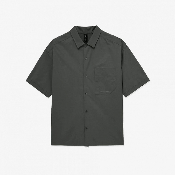 Рубашка KRAKATAU Nm80-513 ZITMO тёмный елово-серый