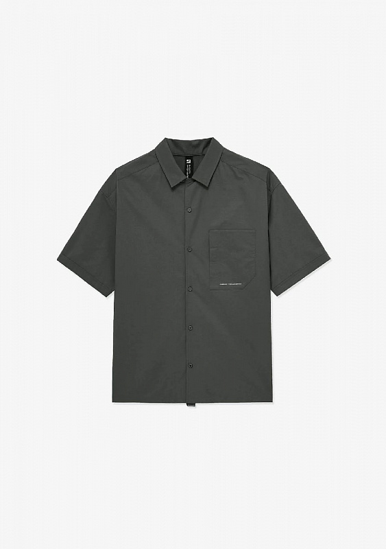 Рубашка KRAKATAU Nm80-513 ZITMO тёмный елово-серый